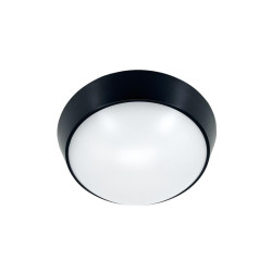 Светильник светодиодный WP 15 C 12W OP 840 D220 BK 220х80мм 12Вт 4000К IP65 ЖКХ круглый пылевлагозащ. черн. 15071524497
