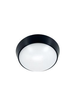Светильник светодиодный WP 15 C 12W OP 840 D220 BK 220х80мм 12Вт 4000К IP65 ЖКХ круглый пылевлагозащ. черн. 15071524497