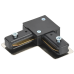 Соединитель L-образный внутренний для однофазного шинопровода черный IEK