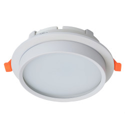 Светильник встраиваемый Feron DL704 потолочный GX70 белый круг IP44