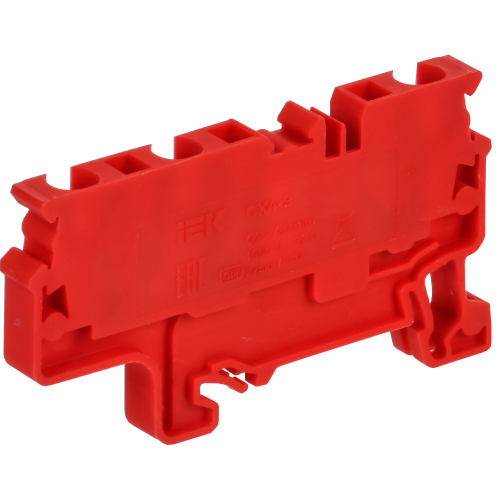 ARMAFIX Клемма пружинная CX4-3 трехконтактная красная IEK
