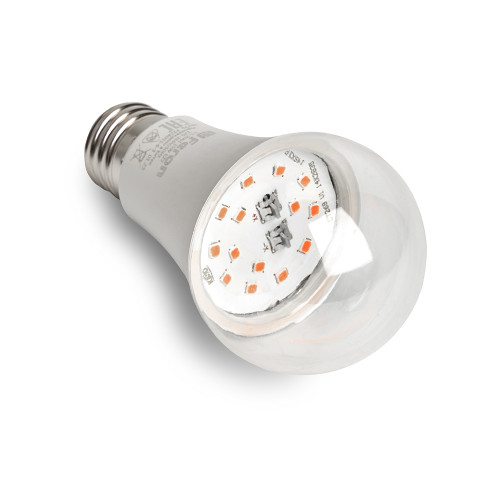 Лампа светодиодная для растений А60 Feron LB-7061 E27 15W 175-265V красно-синий спектр Лампа светодиодная для растений А60 Feron LB-7061 E27 15W 175-265V красно-синий спектр