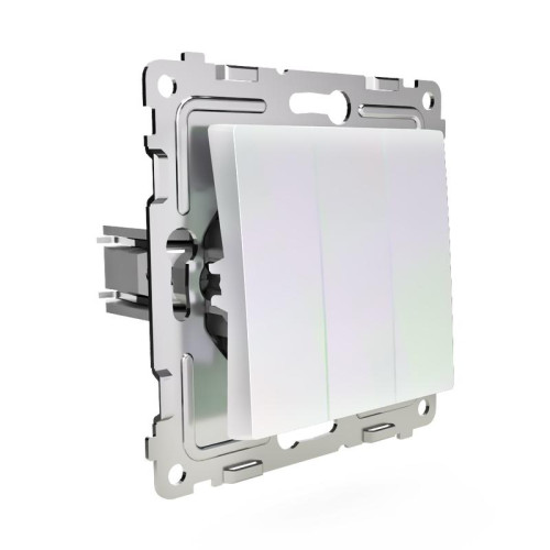 Выключатель 3-кл. СП Pixel 10А IP20 механизм перламутр. TOKOV ELECTRIC TKE-PX-V3-C04 Выключатель 3-кл. СП Pixel 10А IP20 механизм перламутр. TOKOV ELECTRIC TKE-PX-V3-C04
