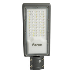 Светодиодный уличный консольный светильник Feron SP3031 30W 6400K 230V, серый