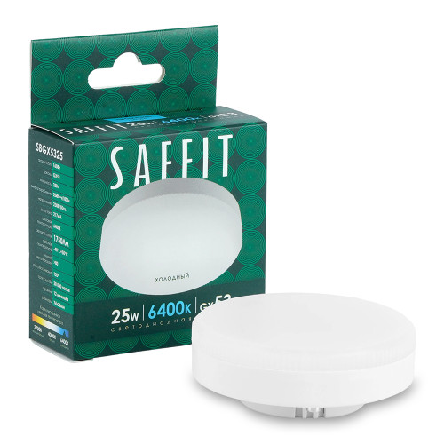 Лампа светодиодная SAFFIT SBGX5325 GX53 25W 230V 6400K