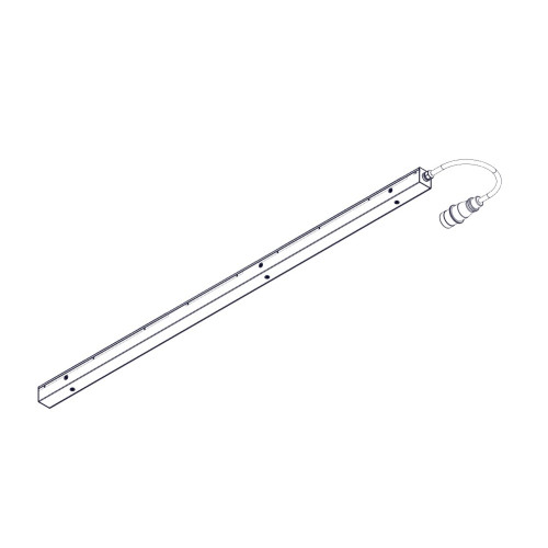 БРП Uniprom, управляемый, 0U, 240В, 1Ф, 32A, 36xC13 6xC19, 3м кабель, IEC309