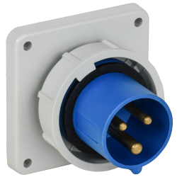 Вилка встраиваемая ССИ-3132 16А-6ч 220В 2P+PE IP67 IEK