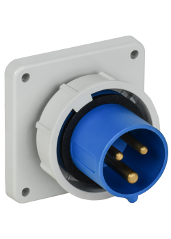 Вилка встраиваемая ССИ-3132 16А-6ч 220В 2P+PE IP67 IEK