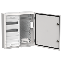 TITAN 5 Корпус комбинированный ЩРн-36 (2х36) 585х570х140мм IP30 белый IEK