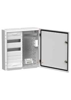 TITAN 5 Корпус комбинированный ЩРн-36 (2х36) 585х570х140мм IP30 белый IEK