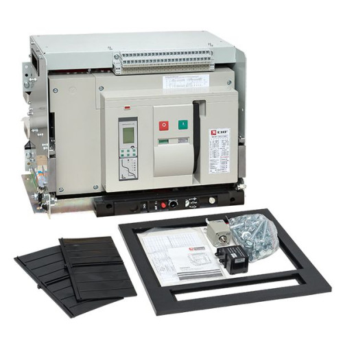 ВА-45 4000/4000А 3P 100кА выкат., корзина, гориз., ETU(220В AC) LCD ModBus-RTU, мп/нр/вкл.к.(220В AC), ав/доп. 1CO/1NC,1NO,4CO