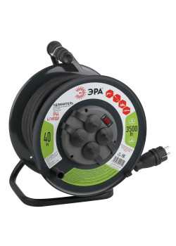 Удлинитель на метал. катушке 4х40м с заземл. 16А IP44 RMx-4es-3х2.5-40m-IP44(KG) КГ 3х2.5 Эра Б0043059