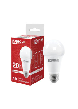 Лампа светодиодная LED-A60-VC 20Вт грушевидная 4000К нейтр. бел. E27 1900лм 230В IN HOME 4690612020303