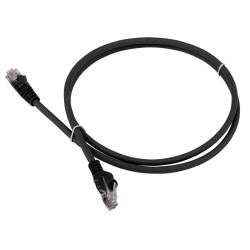 Патч-корд Lanmaster LAN-PC45/U5E-3.0-BK UTP вилка RJ-45-вилка RJ-45 кат.5е 3м чёрный LSZH (уп.:1шт)