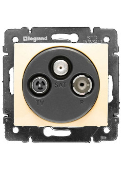 VALENA DIY Розетка оконечная TV-FM-SAT слоновая кость