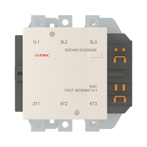 Магнитный контактор DSC400-3C00A230 400А 200кВт (AC3)  кат 220В AC