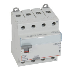 ВДТ DX3 4П 40А A 300мА N справ LEGRAND