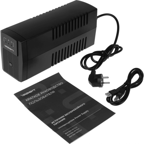 Источник бесперебойного питания Ippon Back Basic 850 Euro 480Вт 850ВА черный Источник бесперебойного питания Ippon Back Basic 850 Euro 480Вт 850ВА черный