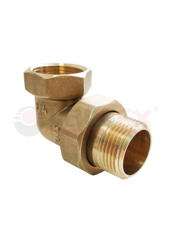 Сгон разъемный угловой (американка) ВР-НР 1/2дюйм (90/10) VALFEX VF.098.L.012