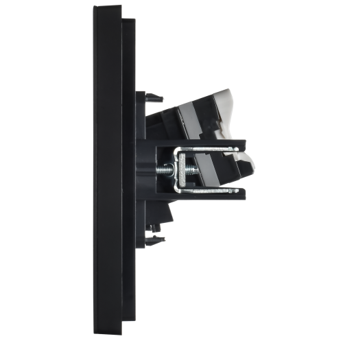FORTE&PIANO Розетка компьютерная двойная RJ45 кат.5E FP133M металл черный IEK FORTE&PIANO Розетка компьютерная двойная RJ45 кат.5E FP133M металл черный IEK
