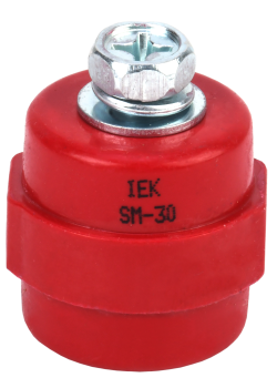 Изолятор SM30 (М8) силовой с болтом IEK