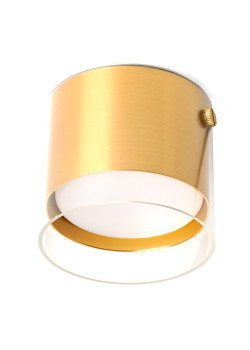 Светильник потолочный Feron HL389 Barrel LUMINA GX53 12W 230V, золото
