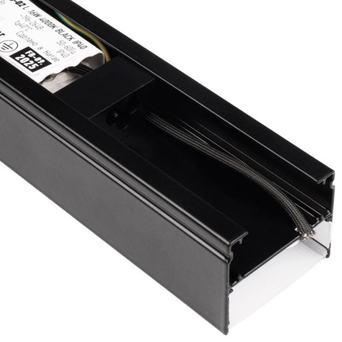 Светильник светодиодный PSO-02L 16Вт 4000К IP40 255х255х42мм BLACK ДПО/ДСО L-образ. для реечных потолков (универс. монтаж: накладной/подвесной) черн. Pro+ JazzWay 5069008