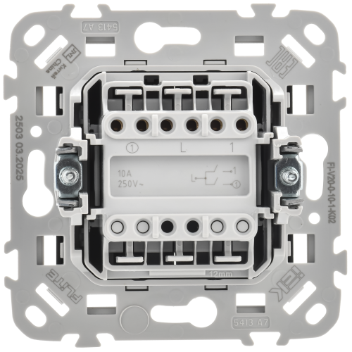 FLITE Выключатель 2-клавишный 10А ВС12-1-0-ФлЧ черный IEK FLITE Выключатель 2-клавишный 10А ВС12-1-0-ФлЧ черный IEK