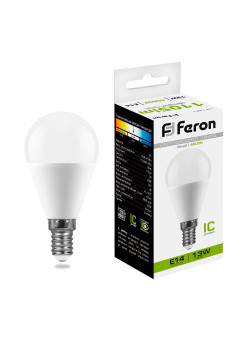 Лампа светодиодная Feron LB-950 Шарик E14 13W 175-265V 4000K