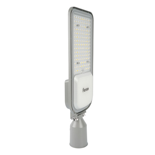 Светодиодный уличный консольный светильник Feron SP3050 100W 5000K 230V, серый Светодиодный уличный консольный светильник Feron SP3050 100W 5000K 230V, серый