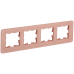 BRITE Рамка 4-местная РУ-4-2-Бр стекло дымчатый RE IEK BRITE Рамка 4-местная РУ-4-2-Бр стекло дымчатый RE IEK