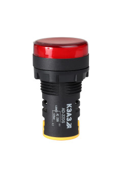 Лампа AD22DS(LED) матрица D22мм красный 230В-КЭАЗ