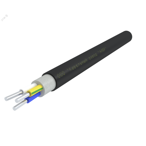 Кабель силовой ЭЛЕКОНД(R)-АсВВГнг(А)-LS 3х4.0 ок(N.PE)-0.66 Ч. бух