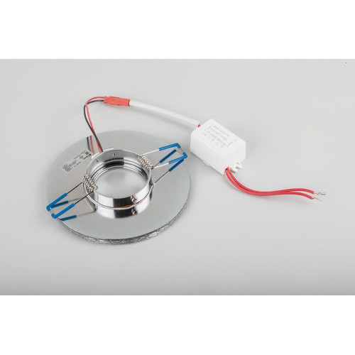 Светильник встраиваемый с белой LED подсветкой Feron CD970 потолочный MR16 G5.3 прозрачный Светильник встраиваемый с белой LED подсветкой Feron CD970 потолочный MR16 G5.3 прозрачный