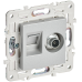 SKANDY Розетка двойная TV+RJ45 кат.6 SK-A15S серебряный IEK SKANDY Розетка двойная TV+RJ45 кат.6 SK-A15S серебряный IEK