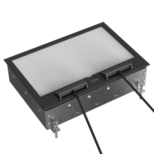 MultiDesk Люк на 16 модулей IP40 для бетонных полов с монтажной коробкой, тип MDK10 MultiDesk Люк на 16 модулей IP40 для бетонных полов с монтажной коробкой, тип MDK10