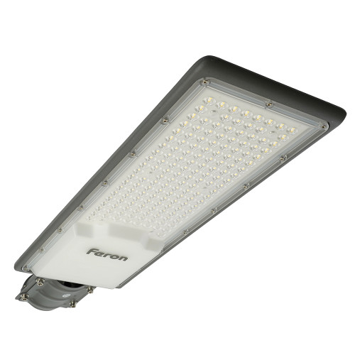 Светодиодный уличный консольный светильник Feron SP3036 150W 6400K 230V, серый Светодиодный уличный консольный светильник Feron SP3036 150W 6400K 230V, серый