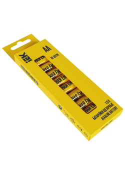 Батарейка щелочная Alkaline LR06/AA (10шт/бокс) IEK