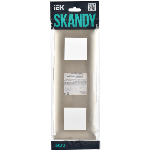 SKANDY Рамка 3-местная SK-F03Sh шампань IEK SKANDY Рамка 3-местная SK-F03Sh шампань IEK