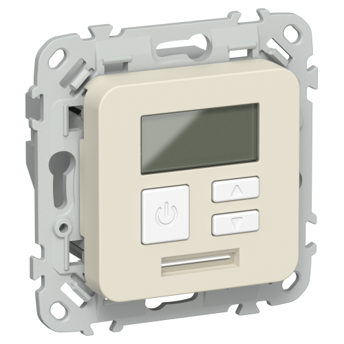FLITE Термостат электронный с дисплеем 16А Т-ФлСл сливочный IEK
