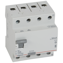 RX3 ВДТ 30мА 25А 4П AC LEGRAND