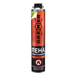 Пена монтажная DAXMER огнеупорная (890гр)