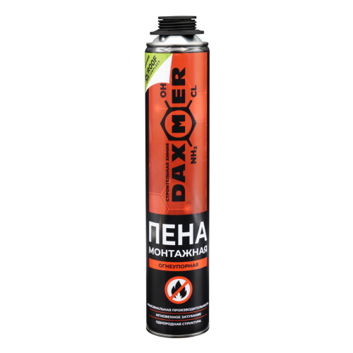 Пена монтажная DAXMER огнеупорная (890гр)