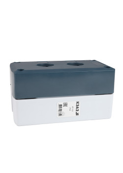 Корпус кнопочного поста КП-102 серый 2 отв. IP40 КЭАЗ