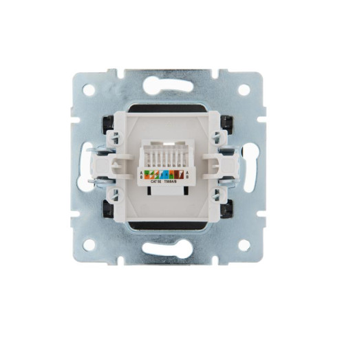 Розетка компьютерная 1-м СП Karina RJ45 механизм черн. бархат LEZARD 707-4288-139 Розетка компьютерная 1-м СП Karina RJ45 механизм черн. бархат LEZARD 707-4288-139