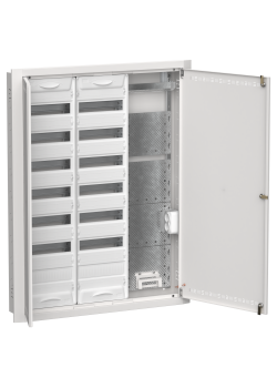 TITAN 5 Корпус комбинированный ЩРв-168 (3х84) 1130х885х130мм IP30 белый IEK