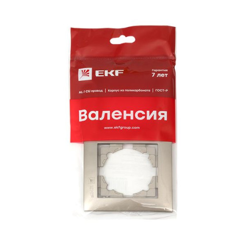 Валенсия Рамка 2-местная кашемир EKF Валенсия Рамка 2-местная кашемир EKF