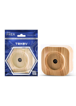 Розетка телевизионная TV 1-м ОП Frea IP20 АБС-пластик сосна TOKOV ELECTRIC TKE-FR-A1C-C25