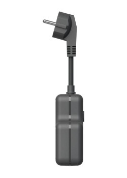 Удлинитель с сетевым фильтром 3х0.3м 10А 2USB + 1USBC 2500Вт ПВС 3х1 компакт черн. КОСМОС FRKsm0.3m-3g(B)USB