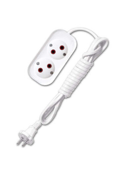 Удлинитель 2х2м без заземл. 6А IP20 У6-011 ШВВП 2х0.75 UNIVersal 9631911